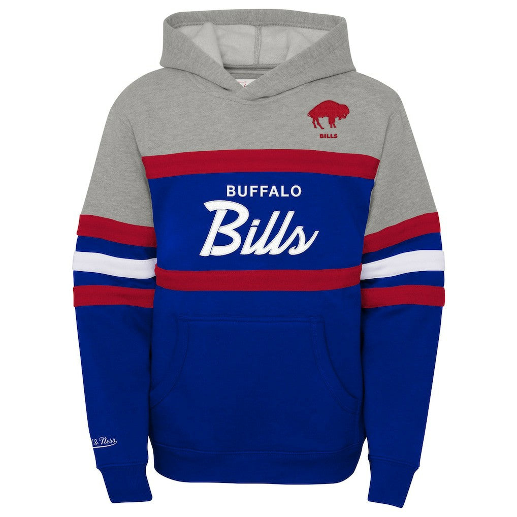 Buffalo Bills Mitchell & Ness Youth Throwback Head Coach Pullover Hoodie