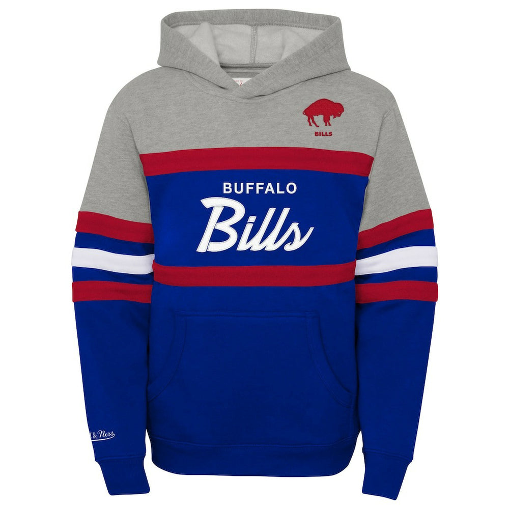 Buffalo Bills Mitchell & Ness Youth Throwback Head Coach Pullover Hoodie