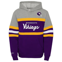 Minnesota Vikings Mitchell & Ness Youth Throwback Head Coach Pullover Hoodie