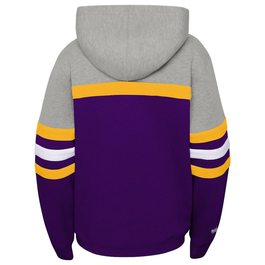 Minnesota Vikings Mitchell & Ness Youth Throwback Head Coach Pullover Hoodie