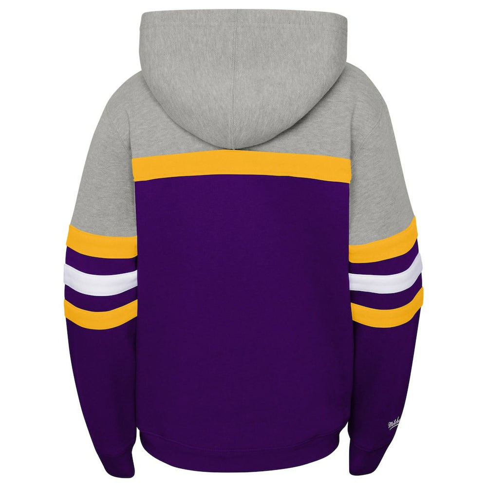 Minnesota Vikings Mitchell & Ness Youth Throwback Head Coach Pullover Hoodie