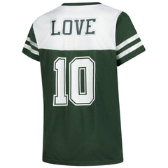Green Bay Packers Fanatics Jordan Love  Women's Plus Size Bling V-Neck T-Shirt