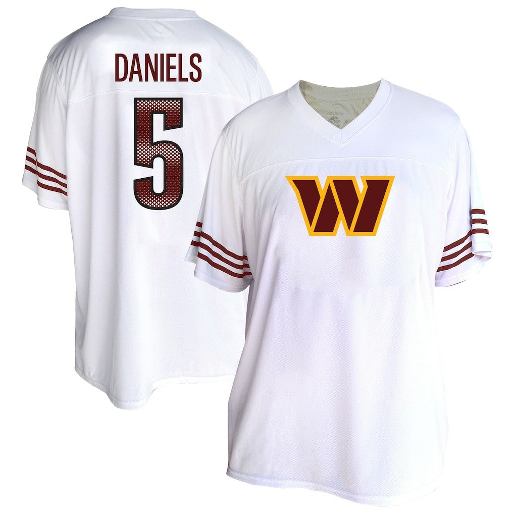 Washington Commanders Fanatics Jayden Daniels  Women's Plus Size Fashion Jersey