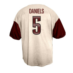 Washington Commanders Fanatics Jayden Daniels  Big & Tall Baseball Button-Up Shirt