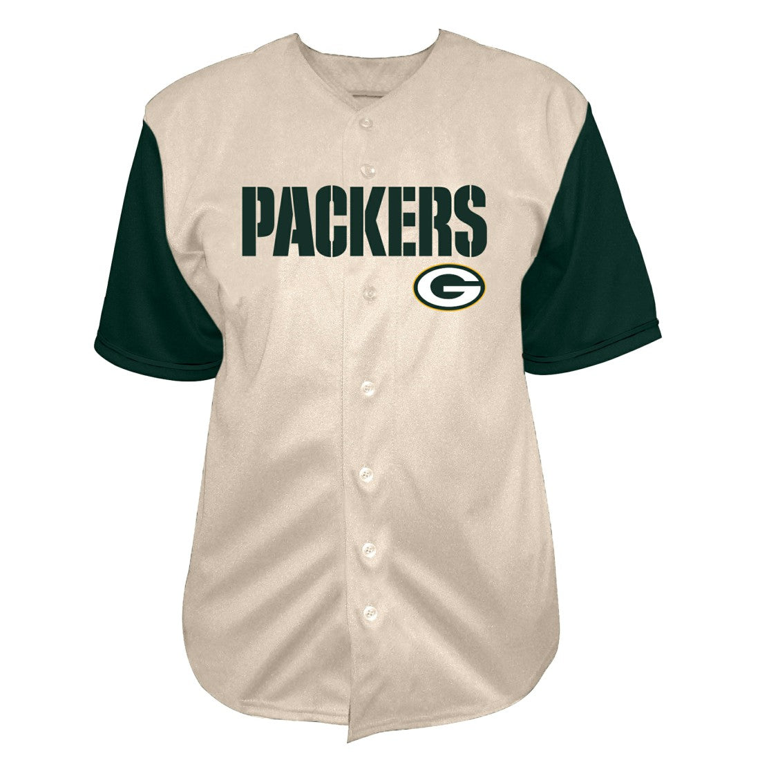Green Bay Packers Fanatics Jordan Love  Big & Tall Baseball Button-Up Shirt