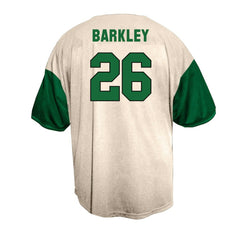 Philadelphia Eagles Fanatics Saquon Barkley  Big & Tall Baseball Button-Up Shirt