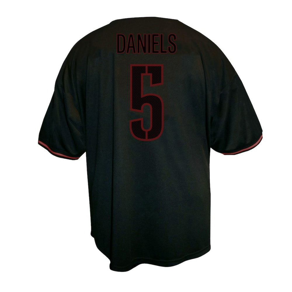 Washington Commanders Fanatics Jayden Daniels  Big & Tall Baseball Button-Up Shirt