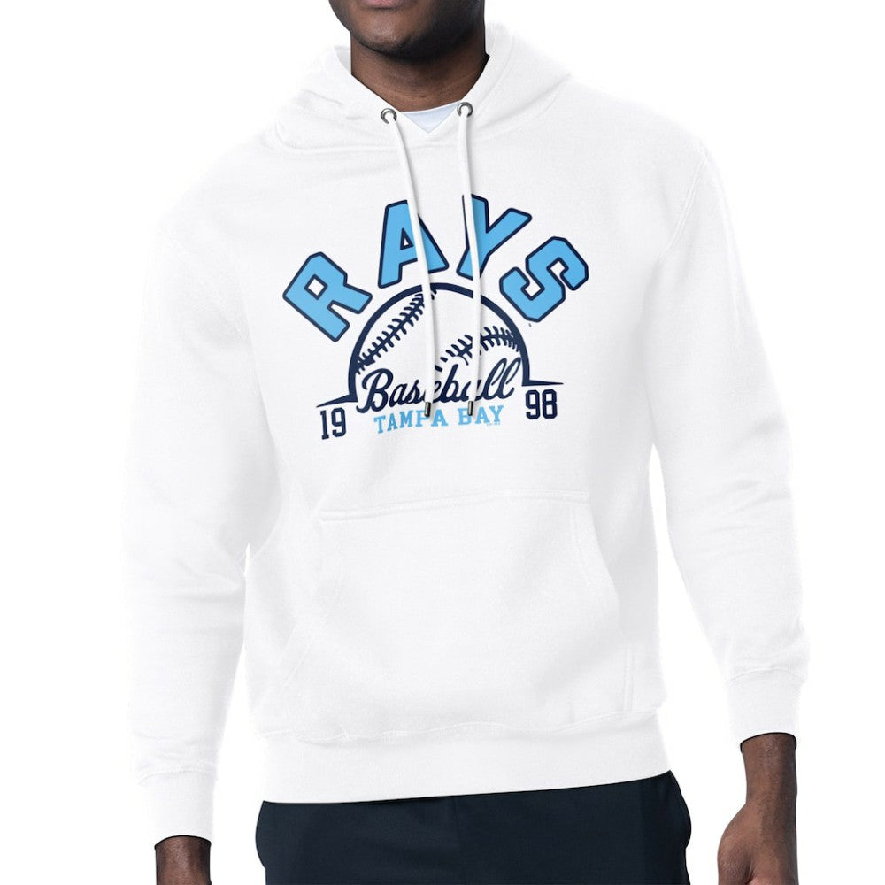 Tampa Bay Rays Starter Half Ball Team Graphic Pullover Hoodie | MLB On Sale