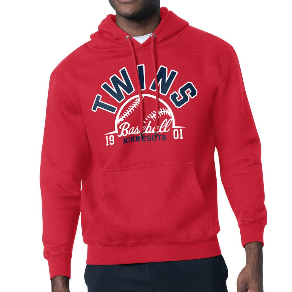 Minnesota Twins Starter Half Ball Team Graphic Pullover Hoodie | MLB Near me