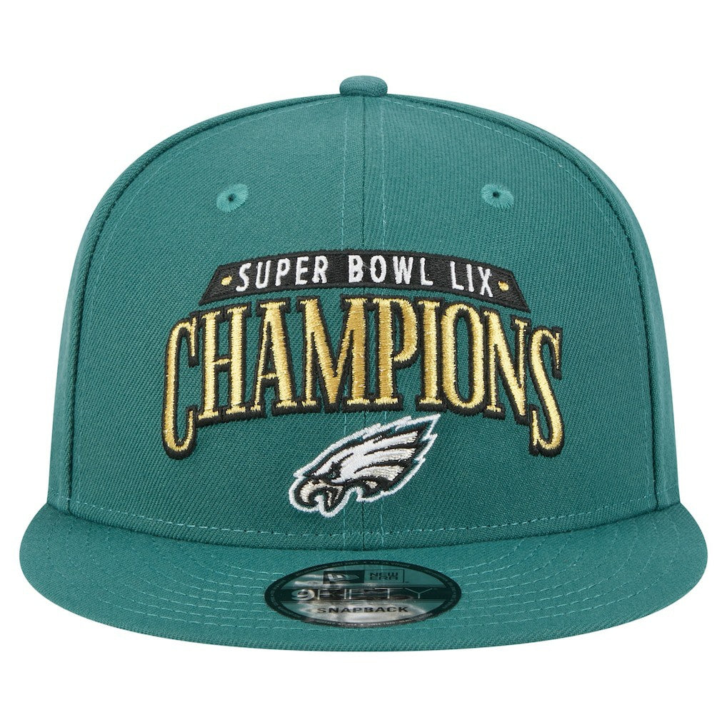 Philadelphia Eagles New Era Super Bowl LIX Champions 9FIFTY Snapback Hat