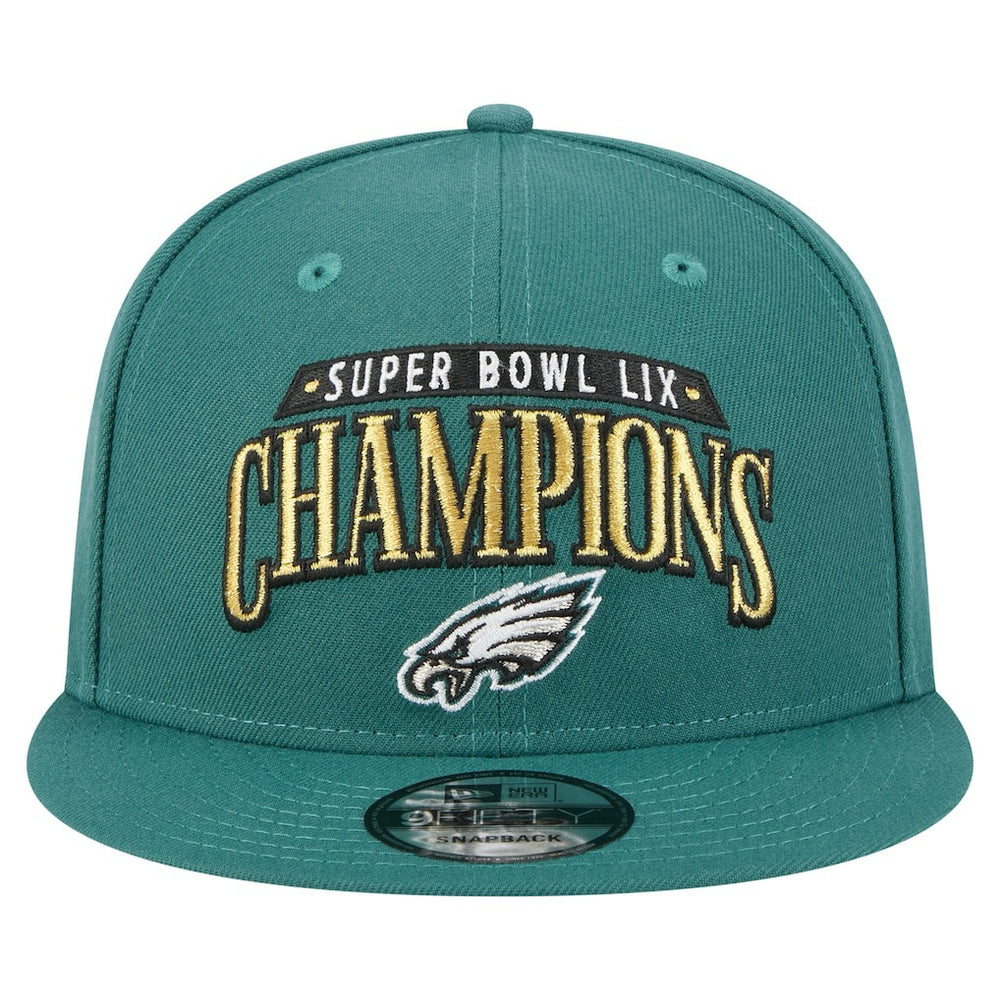 Philadelphia Eagles New Era Super Bowl LIX Champions 9FIFTY Snapback Hat