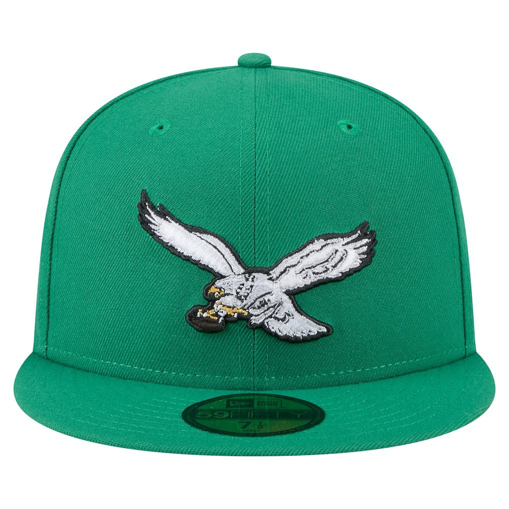 Philadelphia Eagles New Era Super Bowl LIX Champions Historic Side Patch 59FIFTY Fitted Hat