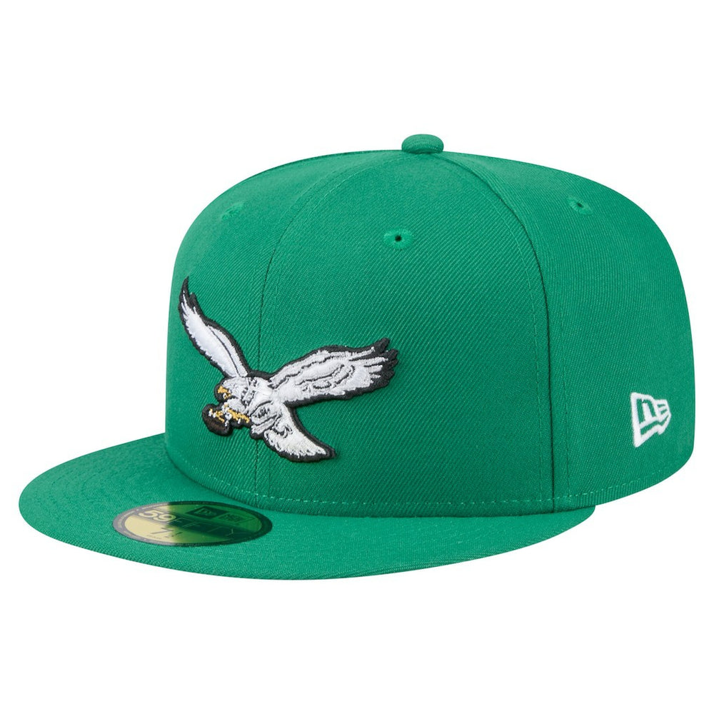 Philadelphia Eagles New Era Super Bowl LIX Champions Historic Side Patch 59FIFTY Fitted Hat