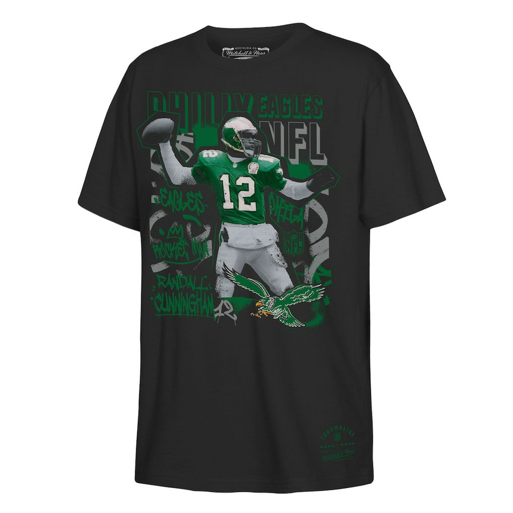 Philadelphia Eagles Mitchell & Ness Randall Cunningham  Youth Star Player T-Shirt