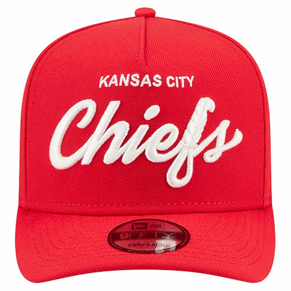 Kansas City Chiefs New Era Local Play A-Frame 9FIFTY Snapback Hat