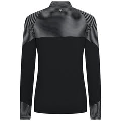 Miami Marlins Levelwear Women's Classic Stripes Insignia 2.0 Raglan Quarter-Zip Top | MLB Near me