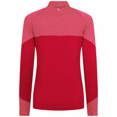 Washington Nationals Levelwear Women's Classic Stripes Insignia 2.0 Raglan Quarter-Zip Top | MLB New