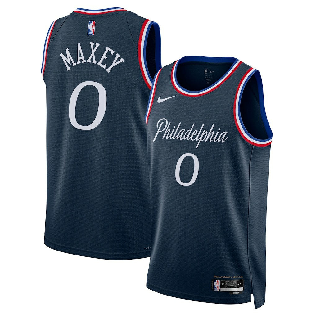 Tyrese Maxey Philadelphia 76ers Unisex 2025/26 Swingman Jersey Outlet