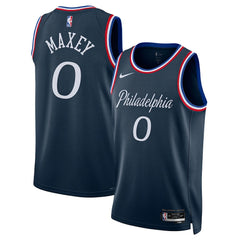 Tyrese Maxey Philadelphia 76ers Unisex 2025/26 Swingman Jersey Outlet