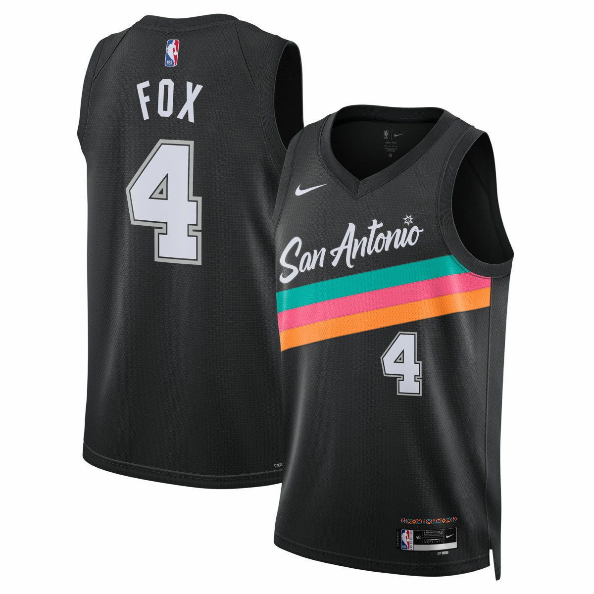 De'Aaron Fox San Antonio Spurs Unisex 2025/26 Swingman Jersey For Sale