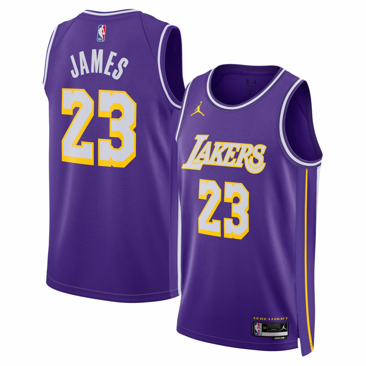LeBron James Los Angeles Lakers Jordan Brand Unisex Swingman Jersey New