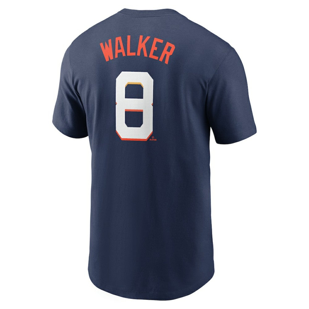 Christian Walker Houston Astros Nike 2025 City Connect Fuse Name & Number T-Shirt | MLB US
