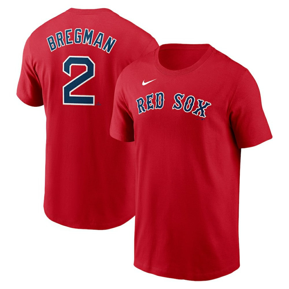 Alex Bregman Boston Red Sox Nike Fuse Name & Number T-Shirt | MLB Sale
