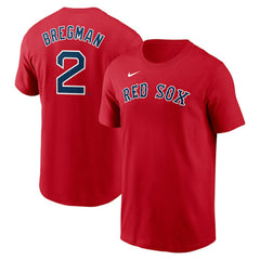 Alex Bregman Boston Red Sox Nike Fuse Name & Number T-Shirt | MLB Sale