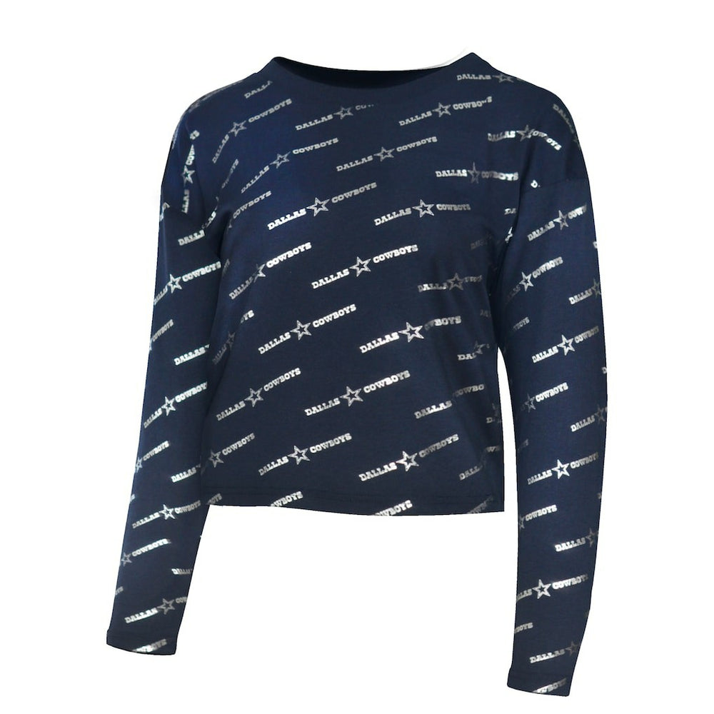 Dallas Cowboys  Lauren James Foil Long Sleeve T-Shirt