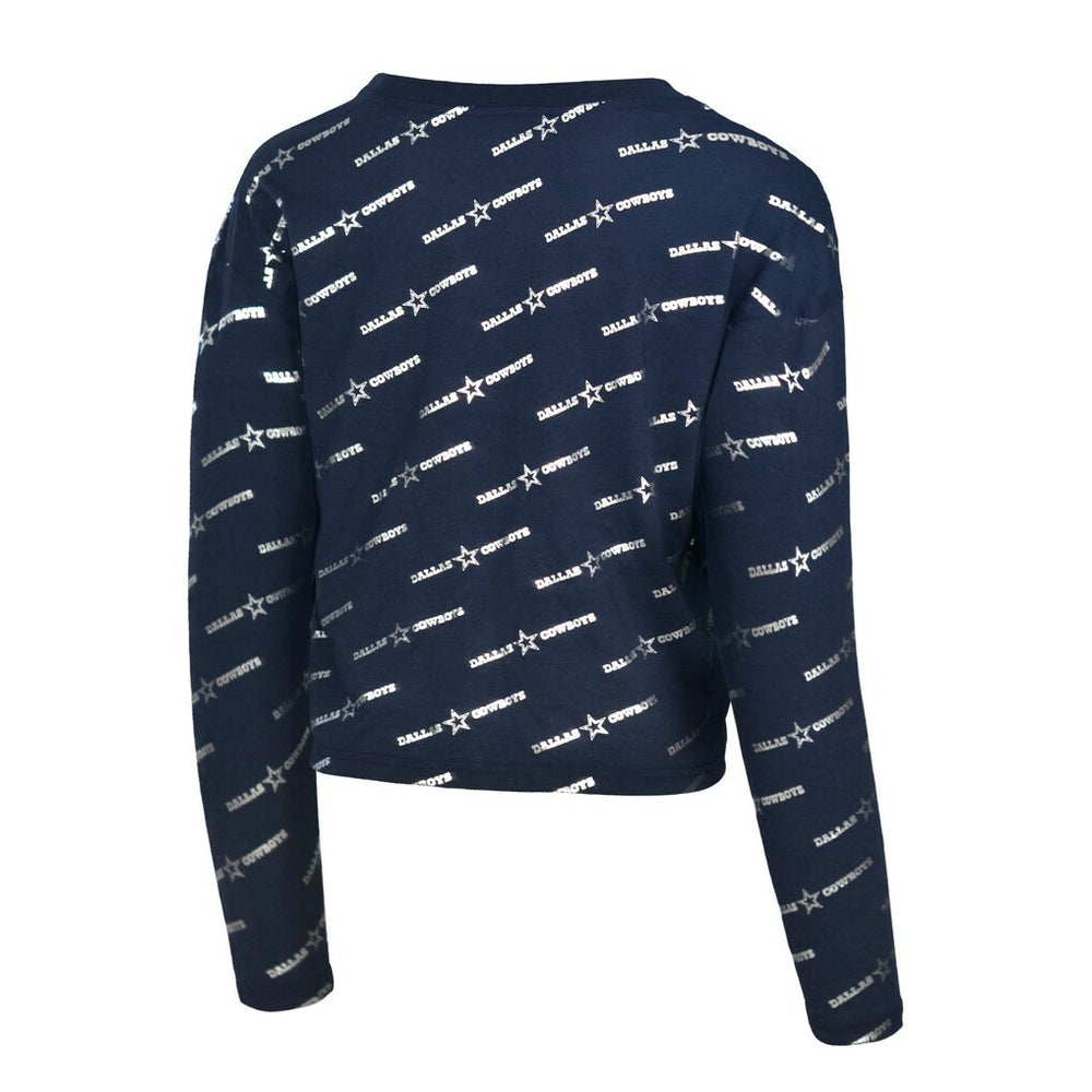 Dallas Cowboys  Lauren James Foil Long Sleeve T-Shirt
