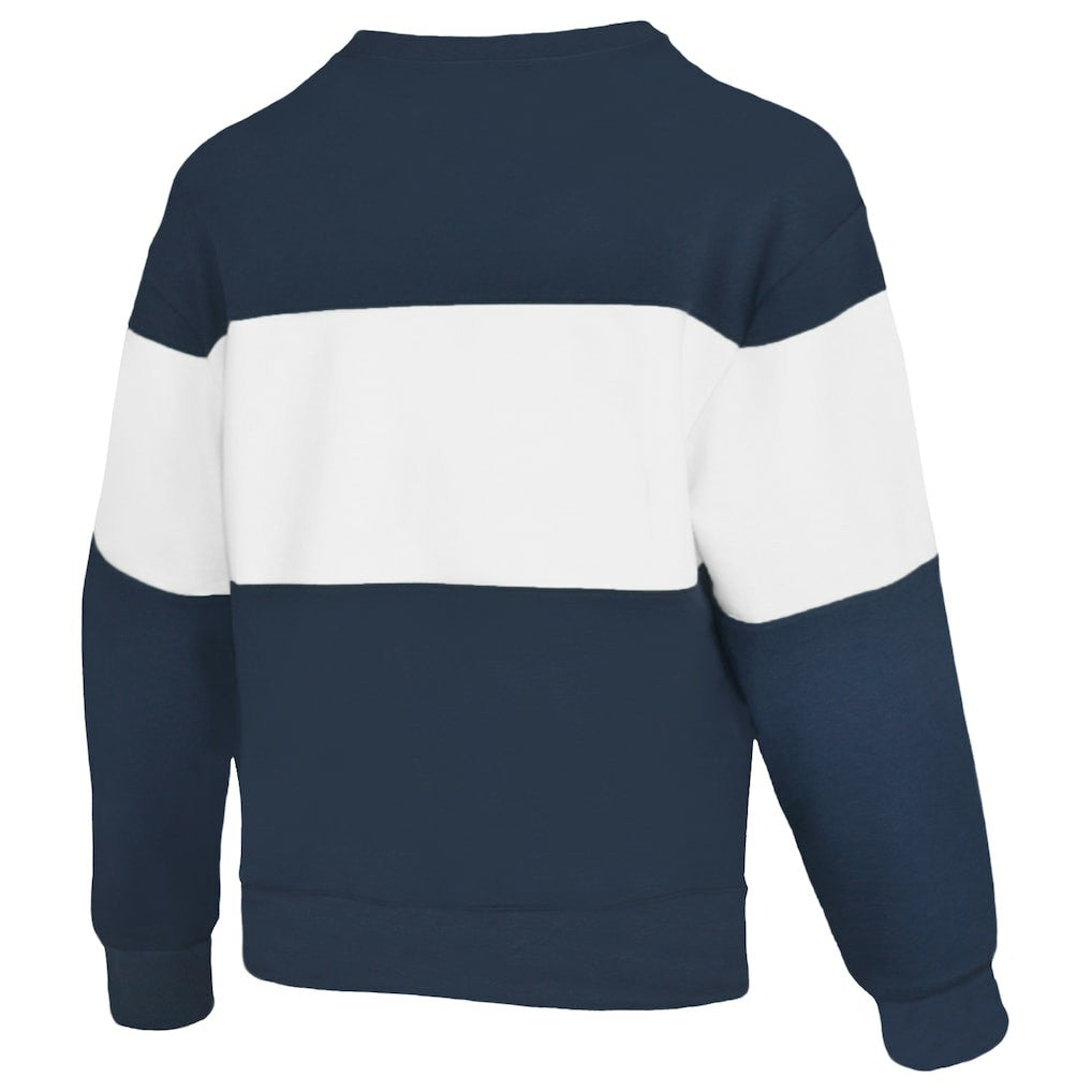 Dallas Cowboys  Lauren James Women's Bling Colorblock Terry Sweatshirt