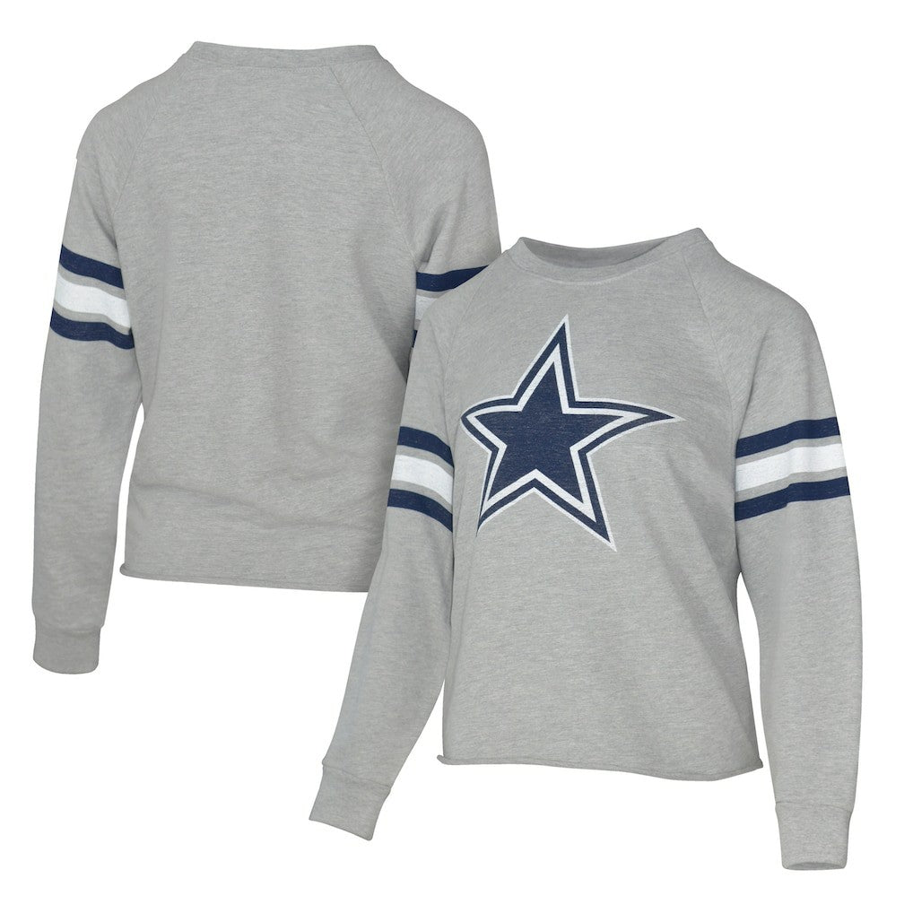 Dallas Cowboys  Lauren James Women's Raglan Terry Sweatshirt