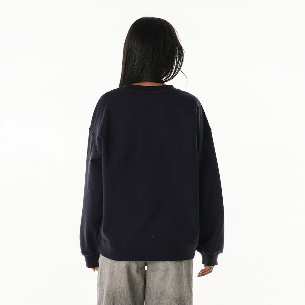 Dallas Cowboys  The Wild Collective Women's Rock Crystal Oversized Crewneck Sweatshirt