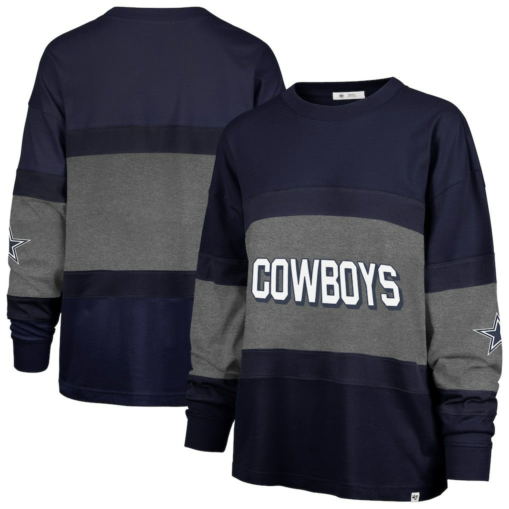 Dallas Cowboys 47 brand '47 Women's Breezyway Archive Long Sleeve T-Shirt