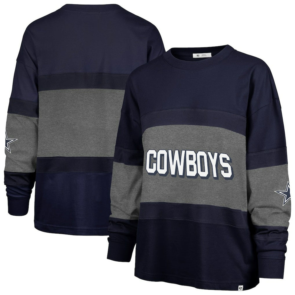 Dallas Cowboys 47 brand '47 Women's Breezyway Archive Long Sleeve T-Shirt
