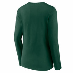 Athletics Women's Logo Long Sleeve V-Neck T-Shirt | MLB New