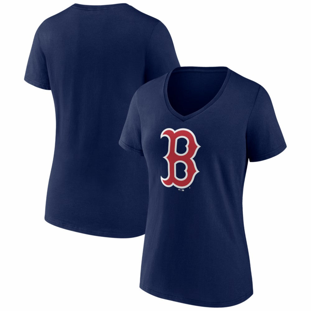 Boston Red Sox Women's Logo V-Neck T-Shirt | MLB Online