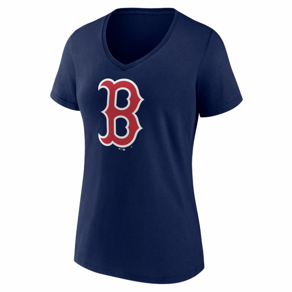 Boston Red Sox Women's Logo V-Neck T-Shirt | MLB Online
