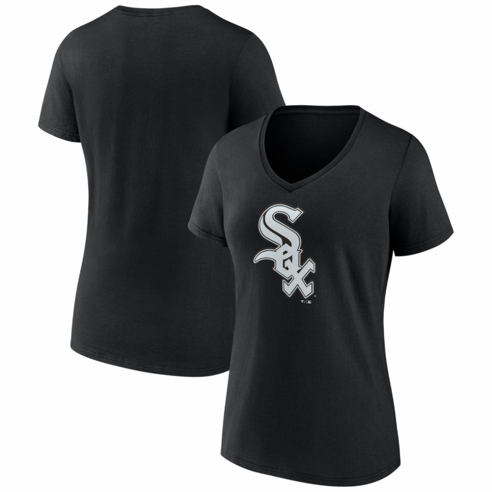 Chicago White Sox Women's Logo V-Neck T-Shirt | MLB Discount