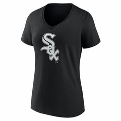 Chicago White Sox Women's Logo V-Neck T-Shirt | MLB Discount