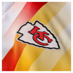 Kansas City Chiefs Fanatics NFL Football x Football Collared Fan Top