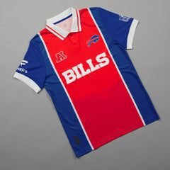 Buffalo Bills Fanatics NFL Football x Football Collared Fan Top