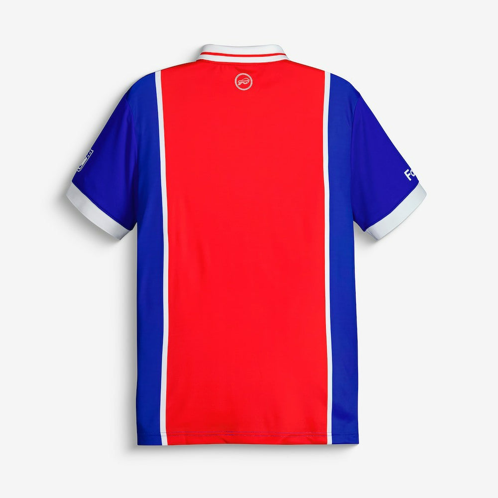 Buffalo Bills Fanatics NFL Football x Football Collared Fan Top