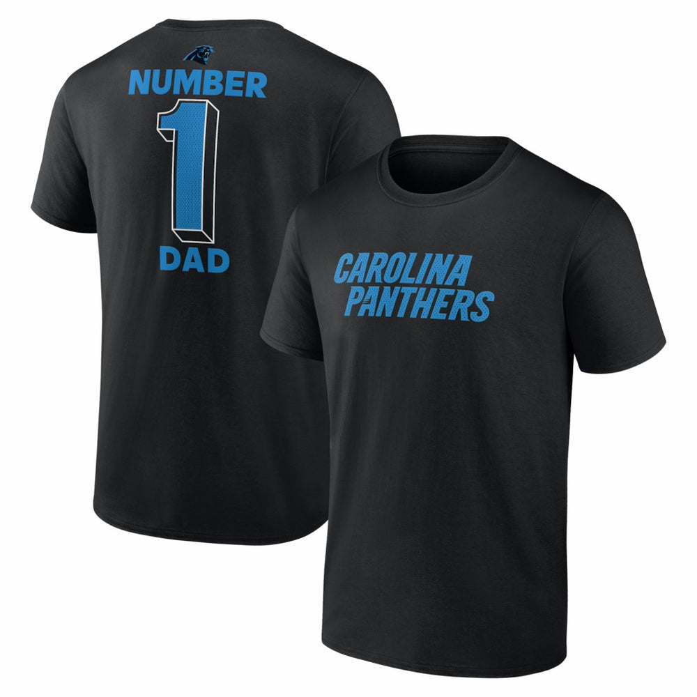 Carolina Panthers  #1 Dad Jersey T-Shirt