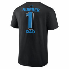 Carolina Panthers  #1 Dad Jersey T-Shirt