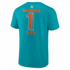 Miami Dolphins  #1 Dad Jersey T-Shirt