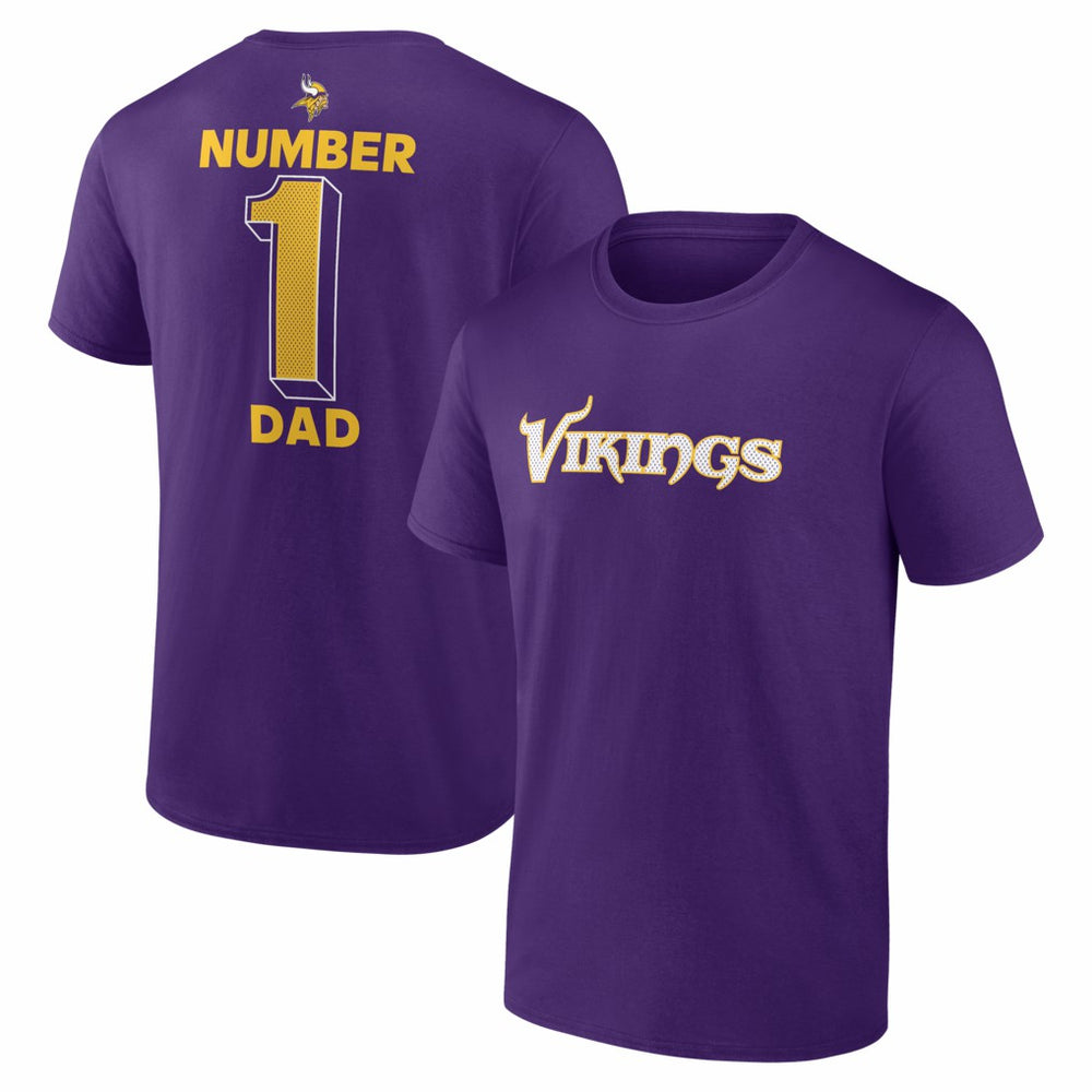 Minnesota Vikings  #1 Dad Jersey T-Shirt