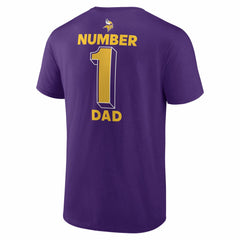 Minnesota Vikings  #1 Dad Jersey T-Shirt