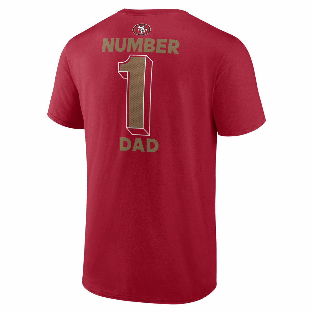San Francisco 49ers  #1 Dad Jersey T-Shirt