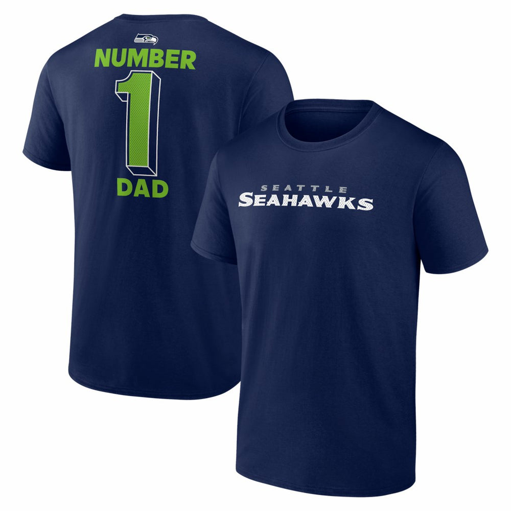Seattle Seahawks  #1 Dad Jersey T-Shirt